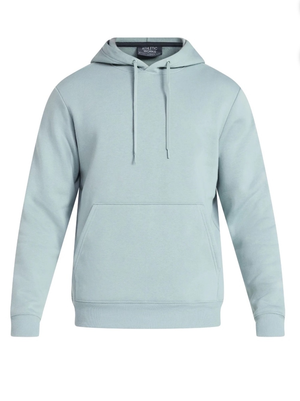 Athletic Works Men's Pale Green Pullover Hoodie, NEW